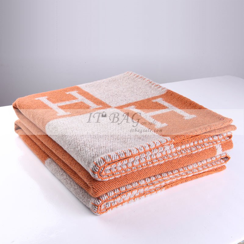 Hermes Blanket Orange